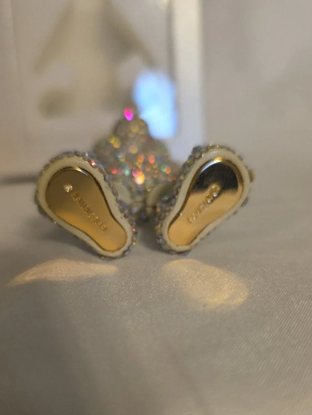 BaubleBar Disney Mickey Mouse Iridescent Crystal Key & Card Holder Charm